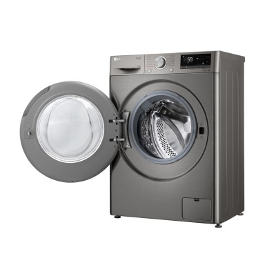 Пральна машина LG фронтальна, 8.5кг, 1200, A+++, 48см, дисплей, пара, інвертор, cріблястий (F2V5GS9PW) Пральна машина LG фронтальна, 8.5кг, 1200, A+++, 48см, дисплей, пара, інвертор, cріблястий (F2V5GS9PW)