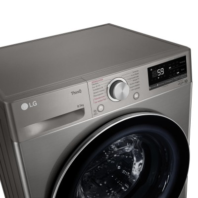 Пральна машина LG фронтальна, 8.5кг, 1200, A+++, 48см, дисплей, пара, інвертор, cріблястий (F2V5GS9PW) Пральна машина LG фронтальна, 8.5кг, 1200, A+++, 48см, дисплей, пара, інвертор, cріблястий (F2V5GS9PW)