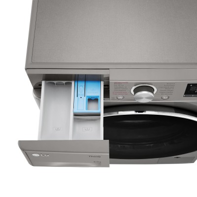 Пральна машина LG фронтальна, 8.5кг, 1200, A+++, 48см, дисплей, пара, інвертор, cріблястий (F2V5GS9PW) Пральна машина LG фронтальна, 8.5кг, 1200, A+++, 48см, дисплей, пара, інвертор, cріблястий (F2V5GS9PW)