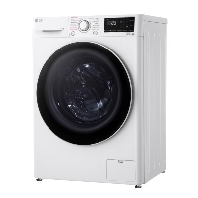 Пральна машина LG фронтальна, 8.5кг, 1200, A+++, 48см, дисплей, пара, інвертор, білий (F2V3GS0WW)