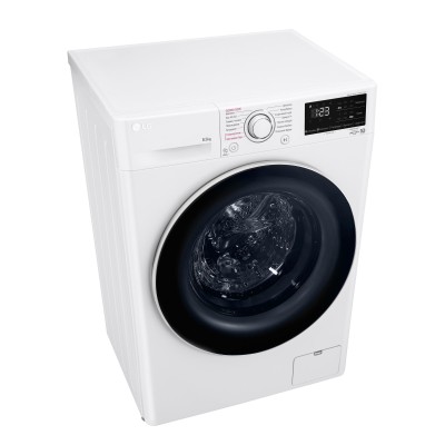 Пральна машина LG фронтальна, 8.5кг, 1200, A+++, 48см, дисплей, пара, інвертор, білий (F2V3GS0WW)
