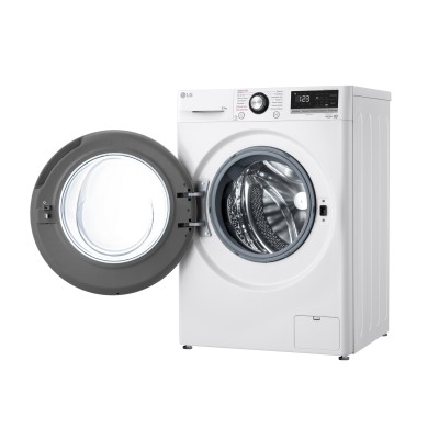 Пральна машина LG фронтальна, 8.5кг, 1200, A+++, 48см, дисплей, пара, інвертор, білий (F2V3GS6WW)