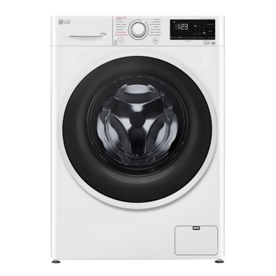 Пральна машина LG фронтальна, 8.5кг, 1200, A+++, 48см, дисплей, пара, інвертор, білий (F2V3GS7WW)