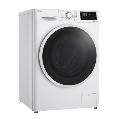 Пральна машина LG фронтальна, 8.5кг, 1200, A+++, 48см, дисплей, пара, інвертор, білий (F2V3GS7WW)