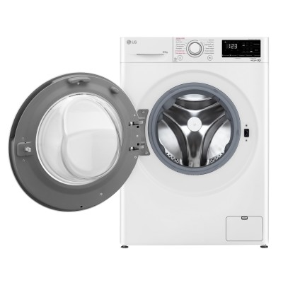 Пральна машина LG фронтальна, 8.5кг, 1200, A+++, 48см, дисплей, пара, інвертор, білий (F2V3GS7WW)