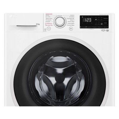 Пральна машина LG фронтальна, 8.5кг, 1200, A+++, 48см, дисплей, пара, інвертор, білий (F2V3GS7WW)