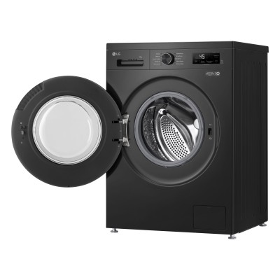 Пральна машина LG фронтальна, 9кг, 1200, A+++, 55см, дисплей, пара, інвертор, чорний (F2Y1VS5J) Пральна машина LG фронтальна, 9кг, 1200, A+++, 55см, дисплей, пара, інвертор, чорний (F2Y1VS5J)