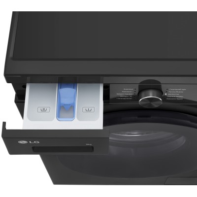 Пральна машина LG фронтальна, 9кг, 1200, A+++, 55см, дисплей, пара, інвертор, чорний (F2Y1VS5J) Пральна машина LG фронтальна, 9кг, 1200, A+++, 55см, дисплей, пара, інвертор, чорний (F2Y1VS5J)