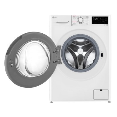 Пральна машина LG фронтальна, 9кг, 1400, A+++, 57см, дисплей, пара, інвертор, білий (F4V3VS0WW)