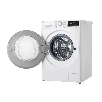 Пральна машина LG фронтальна, 9кг, 1400, A+++, 57см, дисплей, пара, інвертор, білий (F4V3VS0WW)