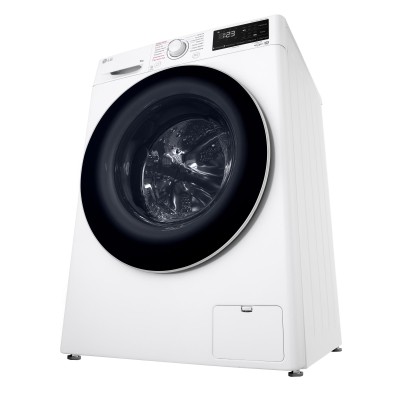 Пральна машина LG фронтальна, 9кг, 1400, A+++, 57см, дисплей, пара, інвертор, білий (F4V3VS0WW)