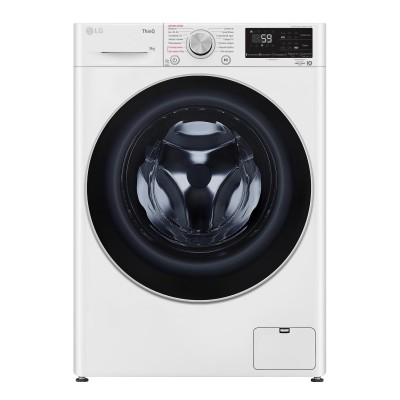 Пральна машина LG фронтальна, 9кг, 1400, A+++, 57см, дисплей, пара, інвертор, білий (F4V5VS1WW)