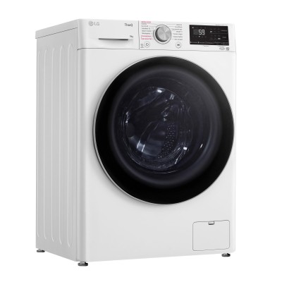 Пральна машина LG фронтальна, 9кг, 1400, A+++, 57см, дисплей, пара, інвертор, білий (F4V5VS1WW)