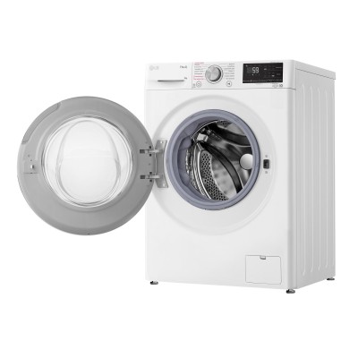Пральна машина LG фронтальна, 9кг, 1400, A+++, 57см, дисплей, пара, інвертор, білий (F4V5VS1WW)