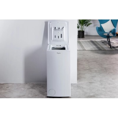Пральна машина Whirlpool вертикальна, 6,5кг, 1200, A+++, 60см, дисплей, інвертор, білий (TDLR65230UA) Пральна машина Whirlpool вертикальна, 6,5кг, 1200, A+++, 60см, дисплей, інвертор, білий (TDLR65230UA)