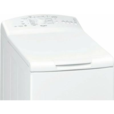 Пральна машина Whirlpool вертикальна, 6кг, 800, A++, 60см, білий (AWE6080UA)