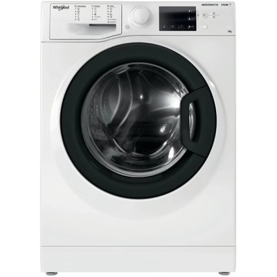 Пральна машина Whirlpool фронтальна, 7кг, 1200, A+++, 43.5см, дисплей, пара, інвертор, люк чорний, білий (WRSB7259WBUA) Пральна машина Whirlpool фронтальна, 7кг, 1200, A+++, 43.5см, дисплей, пара, інвертор, люк чорний, білий (WRSB7259WBUA)
