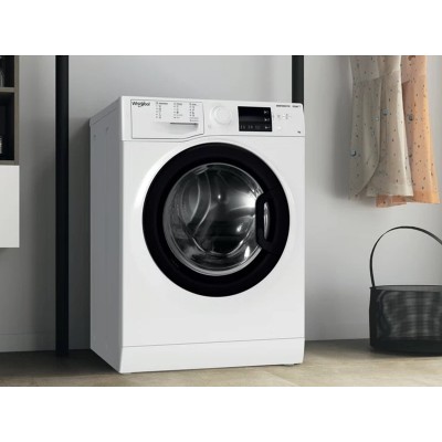 Пральна машина Whirlpool фронтальна, 7кг, 1200, A+++, 43.5см, дисплей, пара, інвертор, люк чорний, білий (WRSB7259WBUA) Пральна машина Whirlpool фронтальна, 7кг, 1200, A+++, 43.5см, дисплей, пара, інвертор, люк чорний, білий (WRSB7259WBUA)