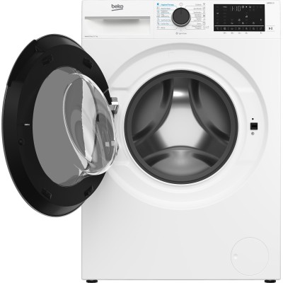 Прально-сушильна машина Beko фронтальна, 10(7)кг, 1400, А, 60см, дисплей, інвертор, пара, HomeWhiz, білий (B5DFT510457WPB)