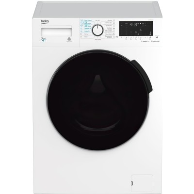 Прально-сушильна машина Beko фронтальна, 7(4)кг, 1200, B, 45см, дисплей, білий (HTE7616X0) Прально-сушильна машина Beko фронтальна, 7(4)кг, 1200, B, 45см, дисплей, білий (HTE7616X0)