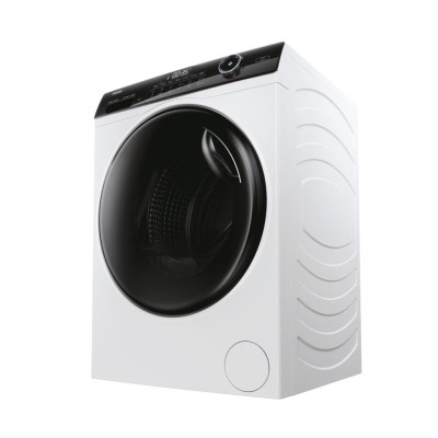 Прально-сушильна машина Haier фронтальна, 9(6)кг, 1400, A, 60см, дисплей, пара, інвертор, люк чорний, прямий привід, білий (HWD9 Прально-сушильна машина Haier фронтальна, 9(6)кг, 1400, A, 60см, дисплей, пара, інвертор, люк чорний, прямий привід, білий (HWD9