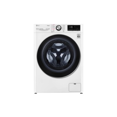 Прально-сушильна машина LG фронтальна, 8.5(5)кг, 1200, А, 47см, дисплей, пара, інвертор, білий (F2V9GC9W)