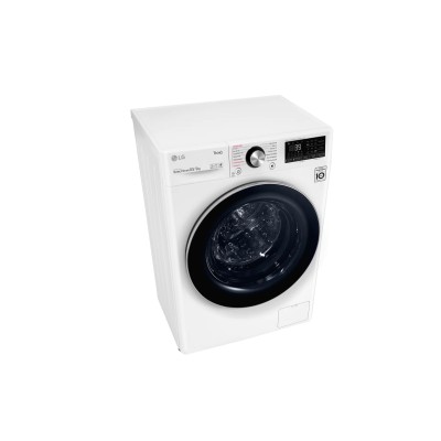 Прально-сушильна машина LG фронтальна, 8.5(5)кг, 1200, А, 47см, дисплей, пара, інвертор, білий (F2V9GC9W)