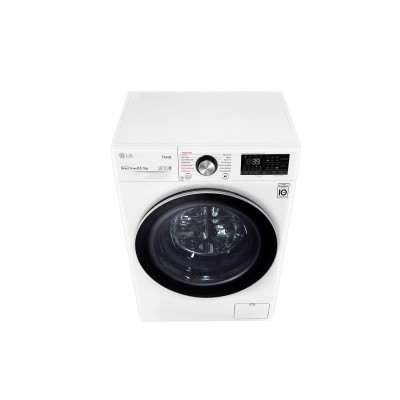 Прально-сушильна машина LG фронтальна, 8.5(5)кг, 1200, А, 47см, дисплей, пара, інвертор, білий (F2V9GC9W)