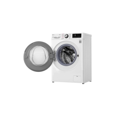 Прально-сушильна машина LG фронтальна, 8.5(5)кг, 1200, А, 47см, дисплей, пара, інвертор, білий (F2V9GC9W)