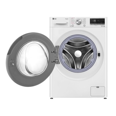 Прально-сушильна машина LG фронтальна, 9(6)кг, 1400, А, 56см, дисплей, пара, інвертор, білий (F4V7VG1W)