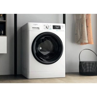 Прально-сушильна машина Whirlpool фронтальна, 9(7)кг, 1600, A+, 60см, дисплей, пара, інвертор, білий (FFWDB976258BVUA)