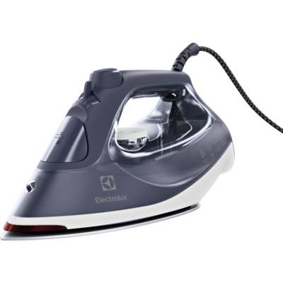 Праска Electrolux, 2400Вт, 330мл, паровий удар 160гр, керам. підошва, сіро-білий (E6SI1-2MN) Праска Electrolux, 2400Вт, 330мл, паровий удар 160гр, керам. підошва, сіро-білий (E6SI1-2MN)