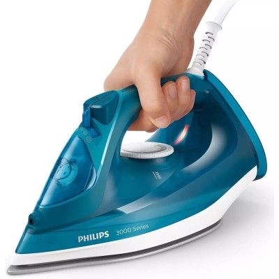 Праска Philips 3000 series, 2600Вт, 300мл, паровий удар -200гр, постійна пара - 40гр, керам. підошва, синій (DST3040/70) Праска Philips 3000 series, 2600Вт, 300мл, паровий удар -200гр, постійна пара - 40гр, керам. підошва, синій (DST3040/70)
