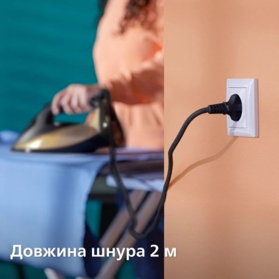 Праска Philips 7000 Series, 2800Вт, 300мл, паровий удар -250гр, постійна пара - 50гр, нерж. сталь, чорно-золотий (DST7040/80) Праска Philips 7000 Series, 2800Вт, 300мл, паровий удар -250гр, постійна пара - 50гр, нерж. сталь, чорно-золотий (DST7040/80)