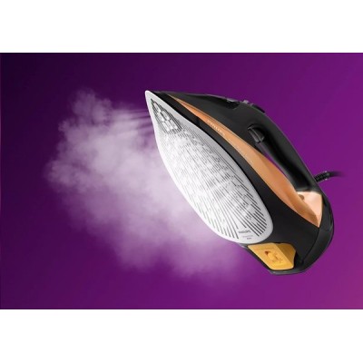 Праска Philips 7000 Series, 2800Вт, 300мл, паровий удар -250гр, постійна пара - 50гр, нерж. сталь, чорно-золотий (DST7040/80) Праска Philips 7000 Series, 2800Вт, 300мл, паровий удар -250гр, постійна пара - 50гр, нерж. сталь, чорно-золотий (DST7040/80)