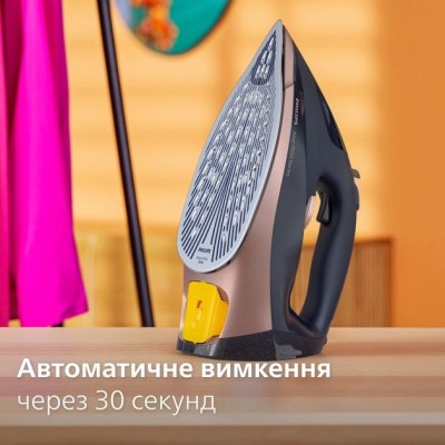 Праска Philips 7500 Series, 3200Вт, 300мл, паровий удар -260гр, постійна пара - 50гр, нерж. сталь, синій (DST7510/80) Праска Philips 7500 Series, 3200Вт, 300мл, паровий удар -260гр, постійна пара - 50гр, нерж. сталь, синій (DST7510/80)