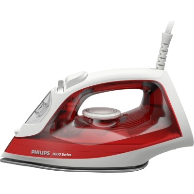 Праска PHILIPS Series 2000, 2000Вт, 250мл, паровий удар -100гр, керам. підошва, червоний (DST2010/40) Праска PHILIPS Series 2000, 2000Вт, 250мл, паровий удар -100гр, керам. підошва, червоний (DST2010/40)