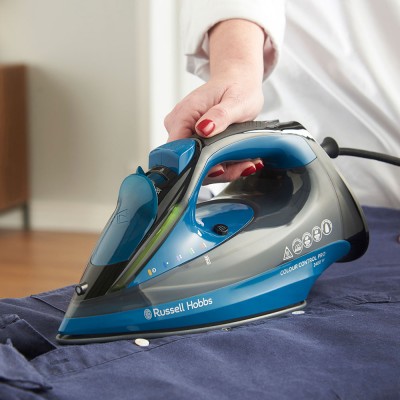 Праска Russell Hobbs Colour Control Pro, 2400Вт, 380мл, паровий удар -185гр, самоочищування, індик.температури, керам. підошва, Праска Russell Hobbs Colour Control Pro, 2400Вт, 380мл, паровий удар -185гр, самоочищування, індик.температури, керам. підошва,