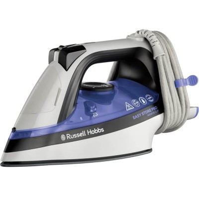 Праска Russell Hobbs Easy Store Pro, 2400Вт, 320мл, паровий удар -180гр, постійна пара - 45гр, зберігання шнура, керам. підошва,