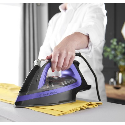 Праска Russell Hobbs Easy Store Pro, 2400Вт, 320мл, паровий удар -200гр, постійна пара - 50гр, зберігання шнура, керам. підошва,