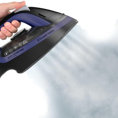 Праска Russell Hobbs Easy Store Pro, 2400Вт, 320мл, паровий удар -200гр, постійна пара - 50гр, зберігання шнура, керам. підошва,