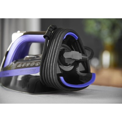 Праска Russell Hobbs Easy Store Pro, 2400Вт, 320мл, паровий удар -200гр, постійна пара - 50гр, зберігання шнура, керам. підошва,