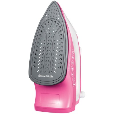 Праска Russell Hobbs Light & Easy Pro, 2600Вт, 240мл, паровий удар -130гр, постійна пара - 40гр, керам. підошва, біло-рожевий (2 Праска Russell Hobbs Light & Easy Pro, 2600Вт, 240мл, паровий удар -130гр, постійна пара - 40гр, керам. підошва, біло-рожевий (2