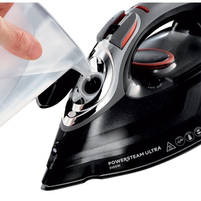 Праска Russell Hobbs Power Steam Ultra, 3100Вт, 350мл, паровий удар -210гр, постійна пара - 45гр, керам. підошва, сірий (20630-5