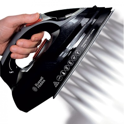 Праска Russell Hobbs Power Steam Ultra, 3100Вт, 350мл, паровий удар -210гр, постійна пара - 45гр, керам. підошва, сірий (20630-5
