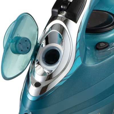 Праска Russell Hobbs Powersteam Ultra Coconut Smooth, 3100Вт, 350мл, паровий удар -230гр, самоочищування, керам. підошва, блакит Праска Russell Hobbs Powersteam Ultra Coconut Smooth, 3100Вт, 350мл, паровий удар -230гр, самоочищування, керам. підошва, блакит