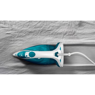 Праска Tefal Easygliss Plus, 2500Вт, 270мл, паровий удар -195гр, постійна пара - 45гр, керам. підошва, біло-блакитний (FV5718E0) Праска Tefal Easygliss Plus, 2500Вт, 270мл, паровий удар -195гр, постійна пара - 45гр, керам. підошва, біло-блакитний (FV5718E0)