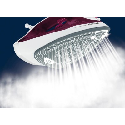 Праска Tefal Express Steam, 2400Вт, 270мл, паровий удар -160гр, постійна пара - 30гр, керам. підошва, бордовий (FV2835E0) Праска Tefal Express Steam, 2400Вт, 270мл, паровий удар -160гр, постійна пара - 30гр, керам. підошва, бордовий (FV2835E0)
