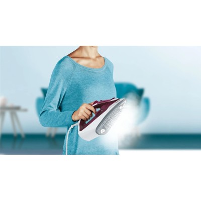 Праска Tefal Express Steam, 2400Вт, 270мл, паровий удар -160гр, постійна пара - 30гр, керам. підошва, бордовий (FV2835E0) Праска Tefal Express Steam, 2400Вт, 270мл, паровий удар -160гр, постійна пара - 30гр, керам. підошва, бордовий (FV2835E0)