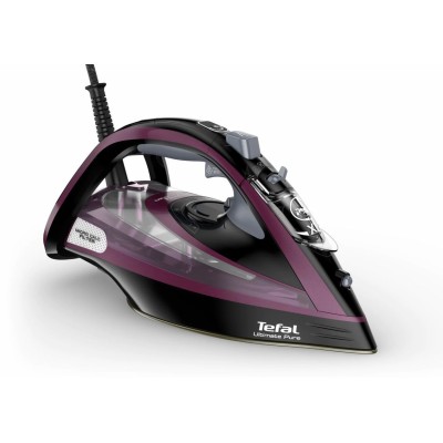Праска Tefal Ultimate Pure, 3000Вт, 350мл, паровий удар -240гр, постійна пара - 55гр, керам. підошва, чорно-фіолетовий (FV9835E0